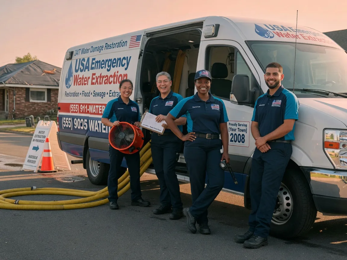 Emergency Water Removal company in Hamshire, TX